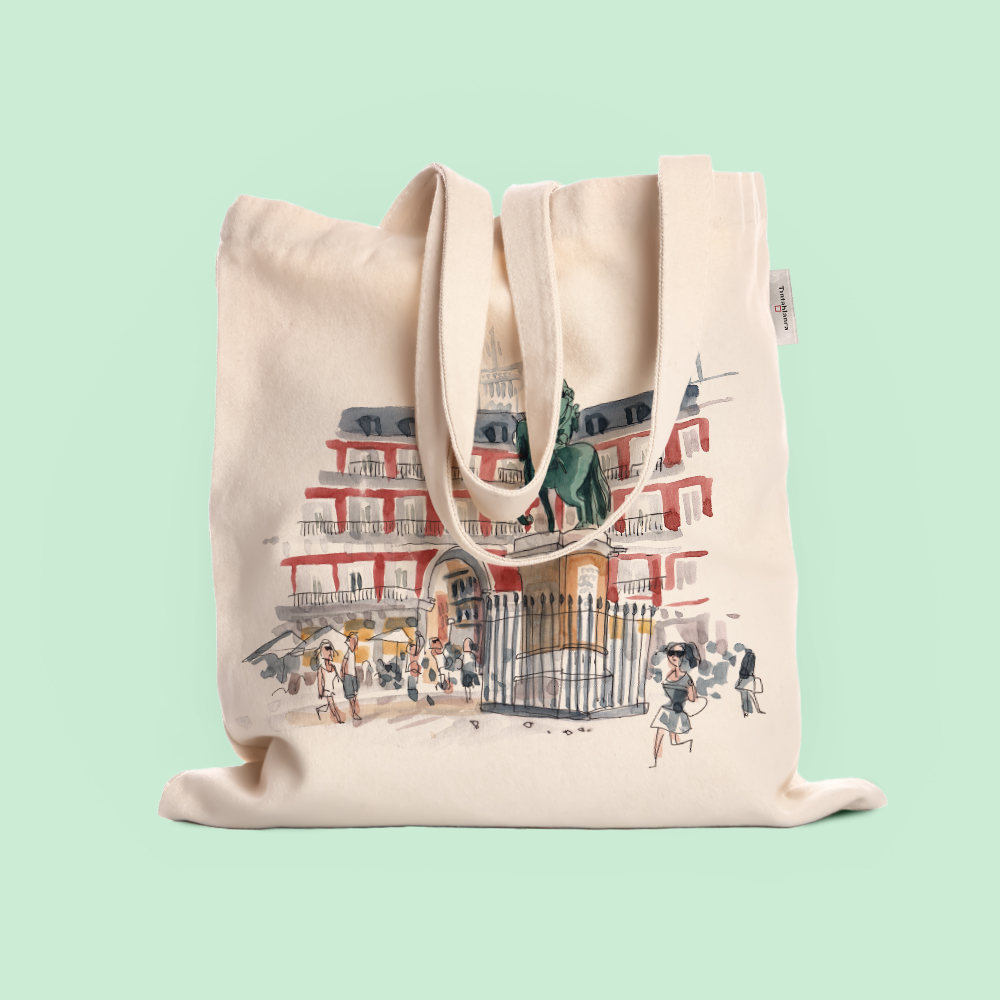 Plaza Mayor - MADRID - Tote bag - Tintablanca